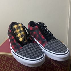 Rare Multicolor Vans Sold Out Old Skool Vans Plaid Houndstooth