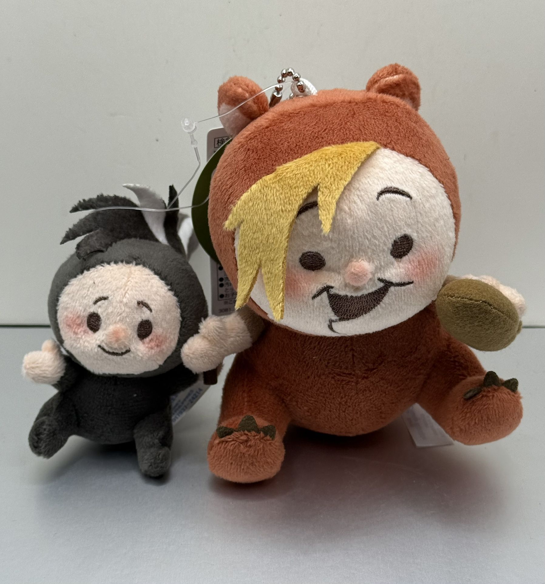 Tokyo Disney Resort Peter Pan Fantasy Springs Lost Kids Plush Keychain 2 piece