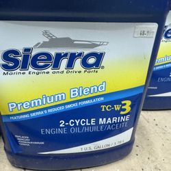 Sierra Premium Blend 2 Stroke 2 Cycle Boat Outboard Oil Gallon