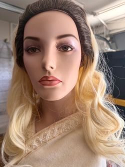Ombre Blonde Costume Wig