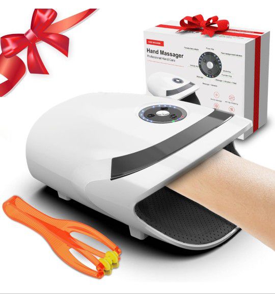New! Hand Massager With Compression And Heating