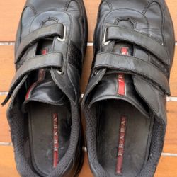 PRADA Leather Sneakers 