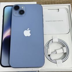 Unlocked iPhone 14+ 128GB Blue