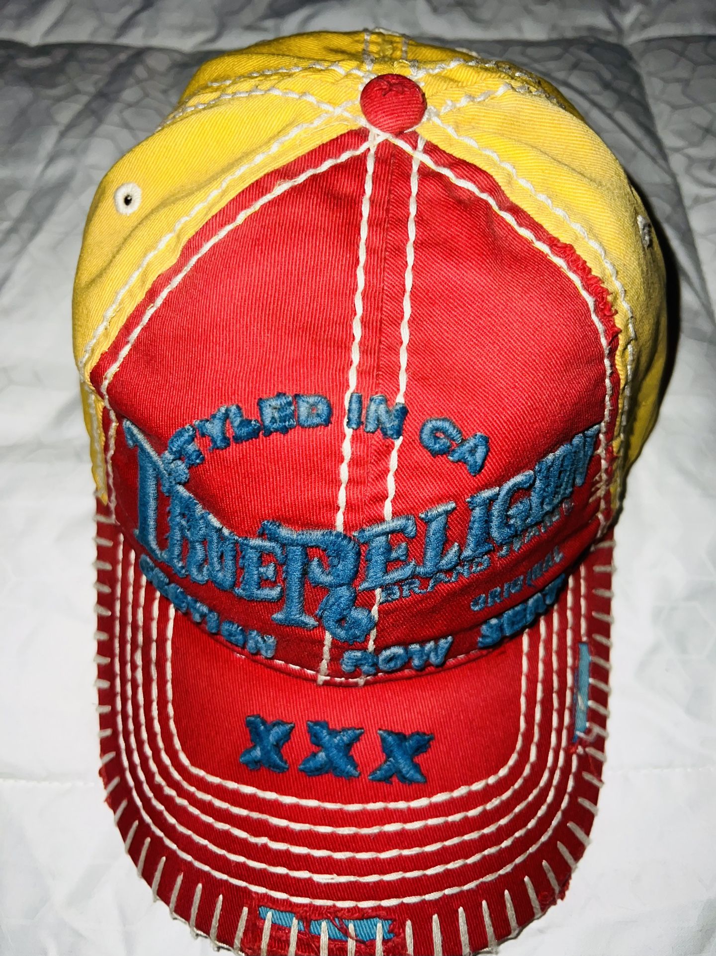 Vintage True Religion Rare XXX Destroyed Hat Buddha