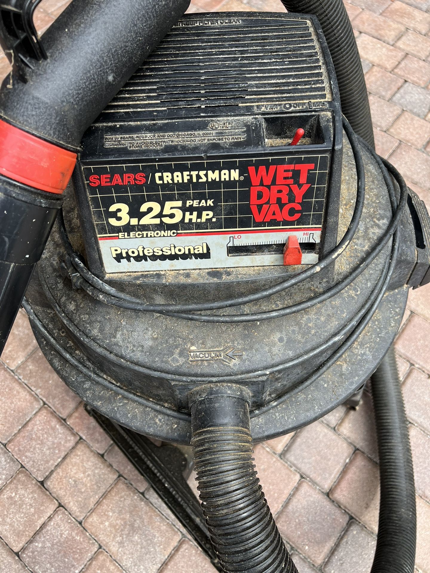 Craftsman Wet Or Dry Heavy Duty Large Canister