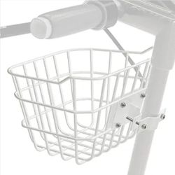 Great Scooter Basket, Bike Basket-Construct from Solid Steel, Bike Basket Front-with Fixed Bracket, Bicycle Basket-Compressive Strength 220lb