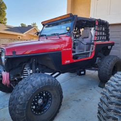 97 Jeep Wrangler Tj W/Rubicon Tcase & 6 Spd Trans 