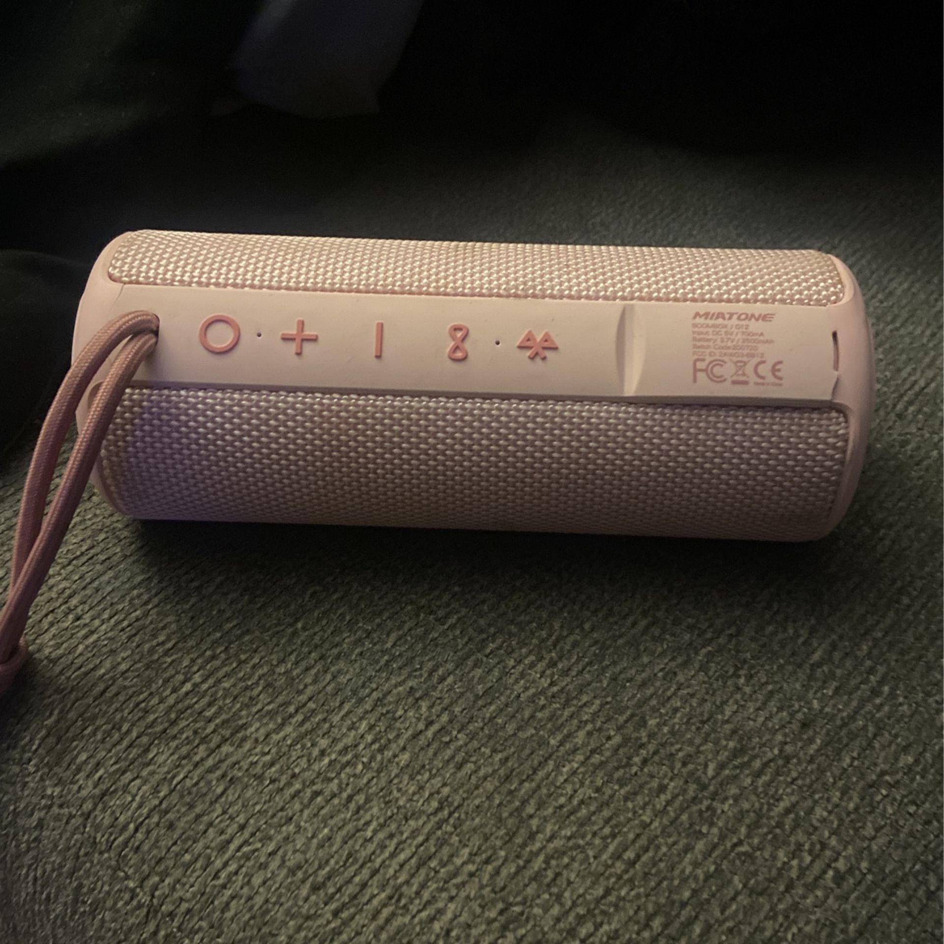 Pink Miatone Bluetooth Speaker