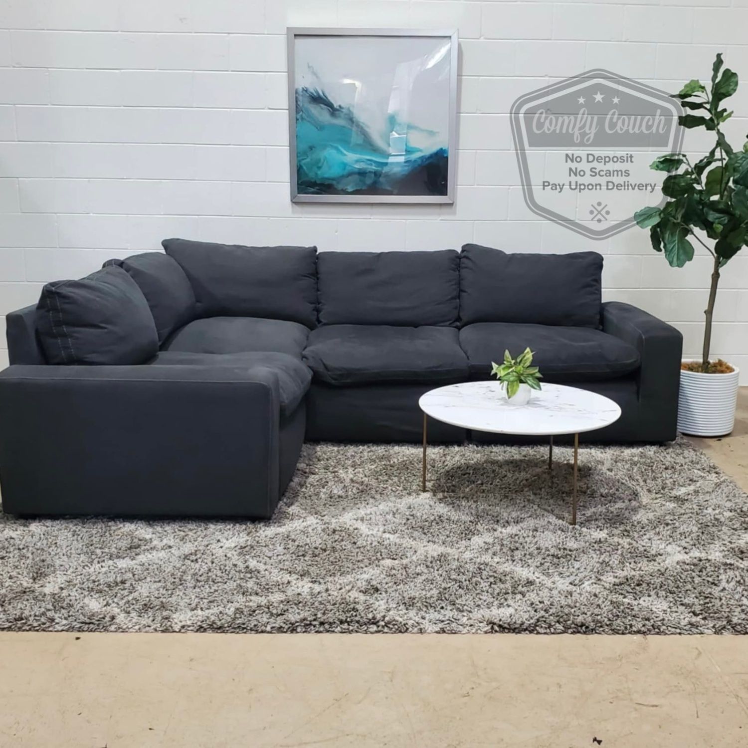 🛋️4 Piece Modular Sectional Sofa(Delivery Available!! )