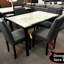 Brand New  Solid Dining Table Set  …. Starting At $239