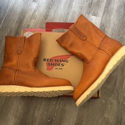 red wing pecos 866 work boots Size 8 EEE