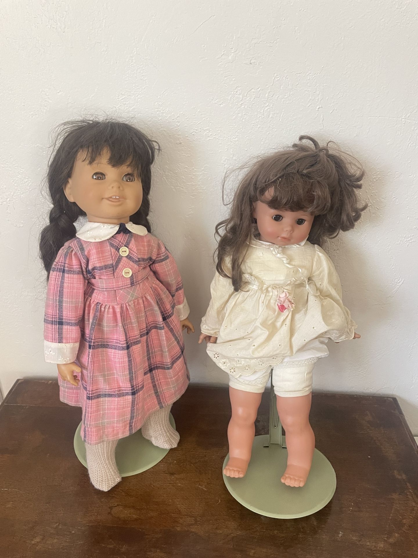 Vintage1980s  Dolls 22" and 23" 