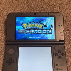 New Nintendo 3DS XL – Black – Pokémon Ultra Moon + Games 