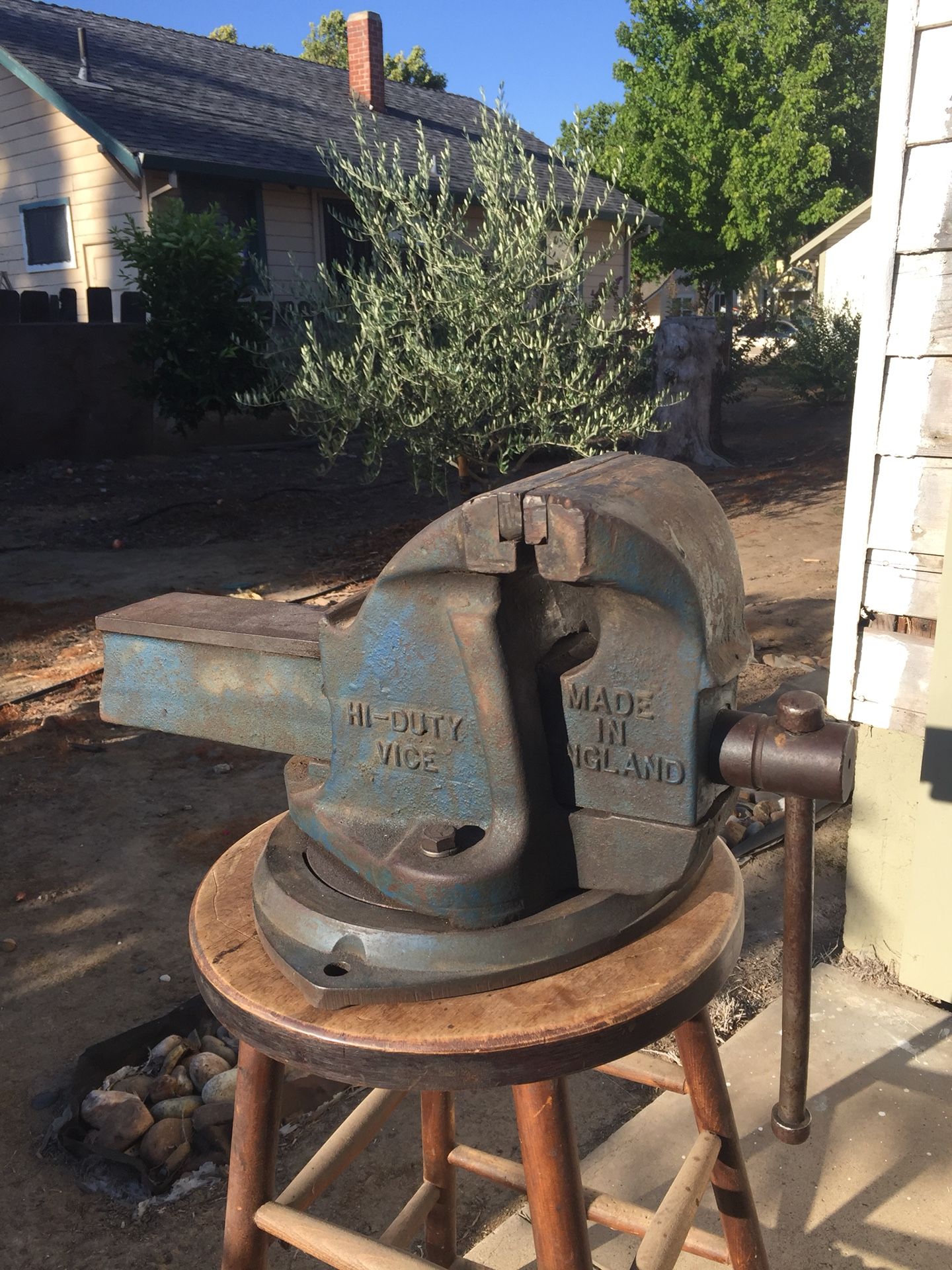 Vise Vice 6” jaws 1940s Paramo 100 lbs vintage