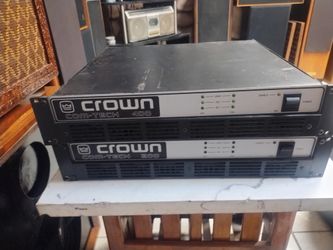 2 Crown Amplifiers