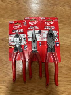 Milwaukee pliers $20 each
