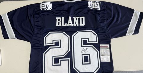 DALLAS COWBOYS “DARON BLAND” AUTOGRAPHED JERSY
