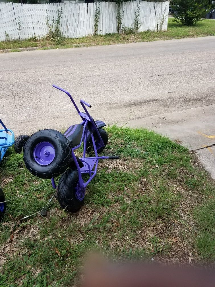 Custom doodle bug mini bike