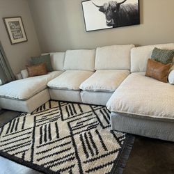 Ashely Furniture Gimma Gray 4 Piece Modular Sectional