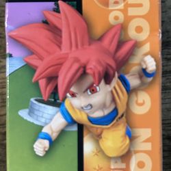 Dragon Ball World Collectible Figure vol.2 DB Ultra-007 Super Saiyan God Goku 3”