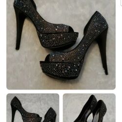 Women's Platform Heels Bakers Showstopper Sparkly