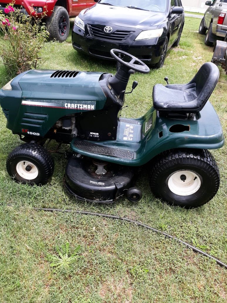 Craftsman mower lt1000 for Sale in Creedmoor, NC OfferUp