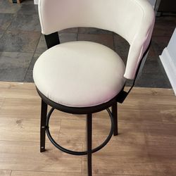 White Rotating Stools