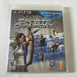 Sports Champions (Sony PlayStation 3, 2012) PS3 Move, Complete with Manual
