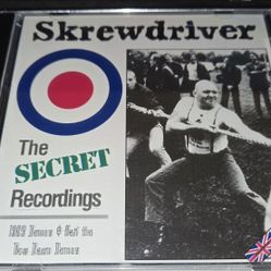 Skrewdriver The Secret Recordings CD New Sealed OI Punk 