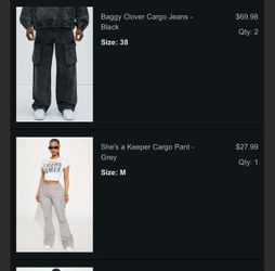 Fashion Nova cargo pants