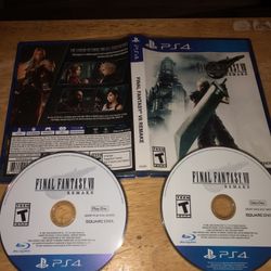 PS4 Game Final Fantasy VII Remake 