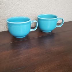 Fiestaware (2) Jumbo Cups
