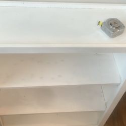 36 x 12 x 30 White Kitchen - Laundry - Garage Shelf 2 Doors too
