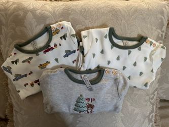 Cars Teddy Bear Christmas Tree 3-Piece Baby Clothes