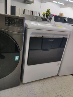 New Maytag Smart Top Load Electric Dryer with Extra Power - 7.4 cu. ft.