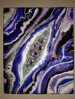 Amethyst Epoxy Canvis