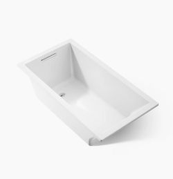 Kohler Underscore 60" x 32" Drop-In Soaking Bathtub