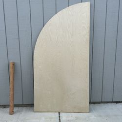 Half Arch Backdrop - 6ft x 3ft For Weddings, Birthday, Baby Shower