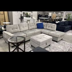 New Sectional + Ottoman 