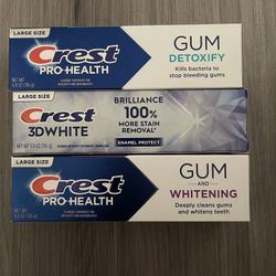 Crest 3D Brilliance Or Pro Health Toothpastes