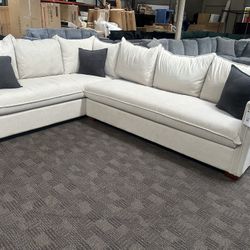 Gorgeous And Soft Custom Elegant Sectional 
