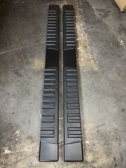 2015 To 2024 Ford F150 Open Box Black 6 Inch Running Boards Side Steps Estribos Escalones 