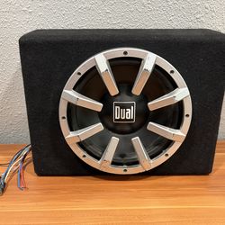 Dual Electronics 10-inch Amp Powered Subwoofer Sub