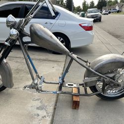 Shovelhead Chopper Harley Davidson All New Chassis With Engine And Trans