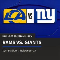 LA Rams vs NY Giants