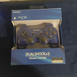 PS3 DualShock Wireless Controller – Blue –