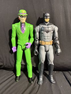 DC Comics Batman & The Riddler Action Figures – Lot of 2