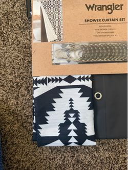 Wrangler shower curtain