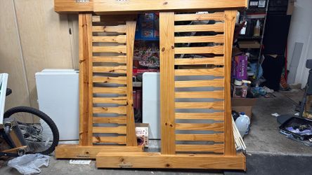 Queen side bed frame