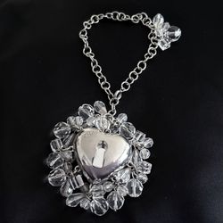 Christian Dior Pretty Charms Heart Locket Bracelet 